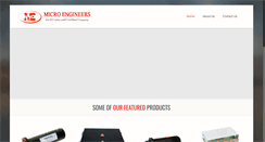 Desktop Screenshot of micro-engineers.com