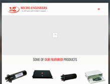 Tablet Screenshot of micro-engineers.com